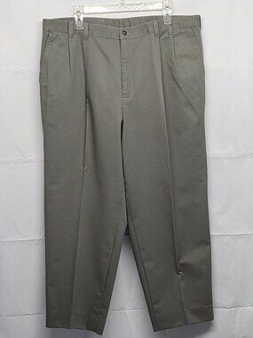 Vintage 90s Mens Chino Pants High Waist Cottly Collection 40X32 ( Fit 38 X 28 )